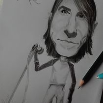 Mi Proyecto del curso: Retrato en caricatura con grafito. Comic, Desenho a lápis, Educação, Fotografia artística, e Narrativa projeto de Anthony Luis Arias Paredes - 18.02.2021