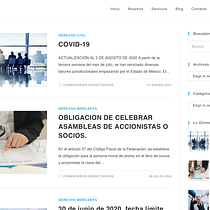Sitio Web de abogados . Projekt z dziedziny Design użytkownika Cesar Guerreros Hdz - 19.02.2021