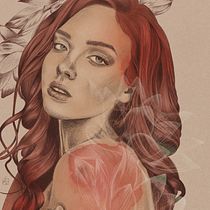 My project in Illustrated Portraits with Procreate course. Ilustração digital projeto de Willow - 19.02.2021