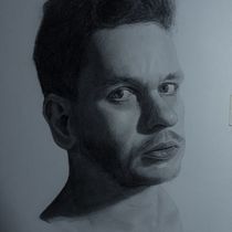 Meu projeto do curso: Retrato realista com lápis grafite. Pencil Drawing project by joao311_com - 02.19.2021