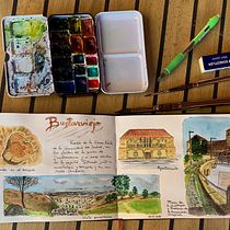 Mi Proyecto del curso: Cuaderno de viaje en acuarela. Drawing project by bertamfs - 04.27.2021
