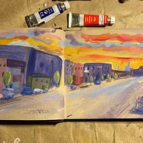 My project in Pictorial Sketchbook with Gouache course. Un projet de Peinture gouache de juliekumble - 19.02.2021