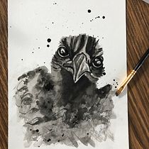 My project in Artistic Watercolor Techniques for Illustrating Birds course. Watercolor Painting project by nicole.stokes - 02.19.2021