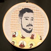 My project in Creation of Embroidered Portraits course. Embroider project by Barbara Dourado - 02.20.2021