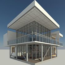 Mi Proyecto del curso: Diseño y modelado arquitectónico 3D con Revit. Een project van Architectuur van vargas.victoria1011 - 19.02.2021