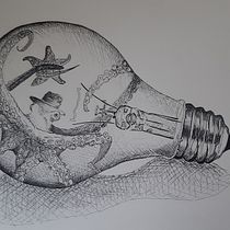 My final project  : poulpoule. Artistic Drawing project by Julie Fagot - 02.21.2021