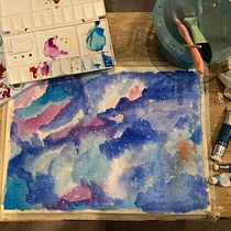 My project in Modern Watercolor Techniques course. Un progetto di Pittura ad acquerello di Marie Zhang - 21.02.2021