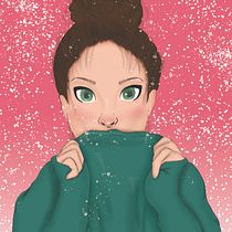 Meu projeto do curso: Retrato de personagens femininas com Procreate. Projekt z dziedziny Trad, c, jna ilustracja, Ilustracja c, frowa, R, sunek c i frow użytkownika pri_lab - 10.06.2021