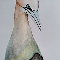 my project in Artistic Watercolor Techniques for Illustrating Birds course. Watercolor Painting project by Laetitia Chauve - 02.22.2021