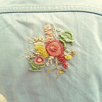 My project in Advanced Embroidery Techniques: Stitches and Compositions with Volume course. Bordado projeto de petit.emmaa - 08.03.2021
