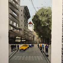 Mi Proyecto del curso: Paisajes urbanos en acuarela. Un progetto di Pittura ad acquerello di Paqui Martín - 22.02.2021