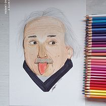 Mi Proyecto del curso:  Retrato realista con lápices de colores. Drawing project by Johan Bello - 02.22.2021