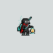 Mi Proyecto del curso: Animación de personajes en pixel art para videojuegos  Ein Projekt aus dem Bereich 2-D-Animation, Videospielentwicklung, Design für Videospiele, Pixel Art und Videospiele von Esteban Quezada - 23.02.2021