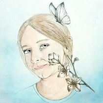 My project in Illustrated Portrait in Watercolor course. Projekt z dziedziny Projektowanie c, frowe, Ilustracja c, frowa i Malowanie akwarelą użytkownika Heidi Booysen - 23.02.2021