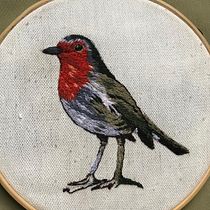 My project in Painting with Thread: Textile Illustration Techniques course. Embroider project by Janelle Tan - 01.28.2021