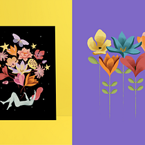 Mi Proyecto del curso: Ilustración flat con Photoshop. Botanical Illustration, and Digital Illustration project by ludmila.zurdo - 02.23.2021