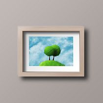 Arboles Felices!. Ilustração digital projeto de Jose Arias Huertas - 23.02.2021