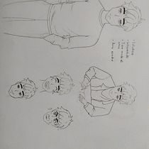 Mi Proyecto del curso: Creación de personajes manga. Comic, and Traditional illustration project by Nicole Rojas - 02.23.2021