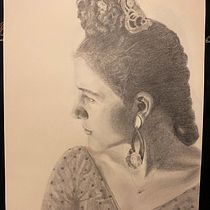 Mi Proyecto del curso: Ana. Portrait Drawing project by Angel Vicente - 02.24.2021