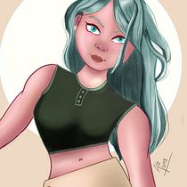 Mein Kursprojekt: Porträts von weiblichen Charakteren mit Procreate.  project by alessandraalves - 02.24.2021