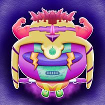 Mr Astromuscle. Mi Proyecto del curso: Ilustración digital con Procreate. Traditional illustration project by juanjalvarez1 - 02.24.2021