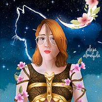 Mi Proyecto del curso: Retratos digitales de fantasía con Photoshop. Traditional illustration project by aleja_almeyda - 02.25.2021