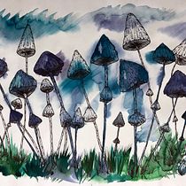 First project in Psychedelic Animation for Russian Artists Ein Projekt aus dem Bereich Musikproduktion, Malerei und Aquarellmalerei von Konstantin Kapin - 25.02.2021