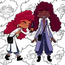 Meu projeto do curso: Design de personagens para animação com Photoshop. Character Design project by garraud.stef - 02.25.2021