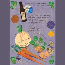Mi Proyecto del curso: Recetas ilustradas: crea dibujos deliciosos Ein Projekt aus dem Bereich Traditionelle Illustration von Stéphanie Weppelmann - 25.02.2021