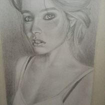Mi Proyecto del curso: Retrato realista con lápiz de grafito. Pencil Drawing, Portrait Drawing, and Realistic Drawing project by Julian Quecano - 02.25.2021
