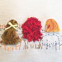 Mi Proyecto del curso: Técnicas de bordado para crear peinados con volumen. Artesanato projeto de wilmaqn - 26.02.2021