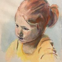 My project in Artistic Portrait with Watercolors course. Watercolor Painting project by pfries4 - 02.25.2021