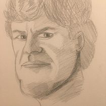 Mi Proyecto del curso: Retrato en caricatura con grafito. Desenho, Desenho a lápis, e Desenho de retrato projeto de Adri Fernandez - 26.02.2021