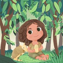 Mi Proyecto del curso: Composición creativa para ilustración con Procreate. Desenho digital projeto de Alejandra Sánchez - 26.02.2021