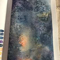 Galáxia . Un progetto di Belle arti, Creatività, Disegno e Pittura ad acquerello di biands2000 - 26.02.2021