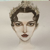 My project in Watercolor Portrait Sketchbook course . Artistic Drawing, Creativit, Drawing, and Watercolor Painting project by chavarrycristina - 02.26.2021
