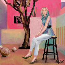 Mi Proyecto del curso: Retratos pictóricos con técnicas digitales. Ilustração digital, Desenho de retrato, e Pintura digital projeto de Gina Alejandra Giraldo - 26.02.2021