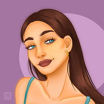 My project in Female Character Portraits in Procreate course. Digital Drawing, Digital Painting, and Digital Illustration project by petite_scribbles_ - 02.27.2021