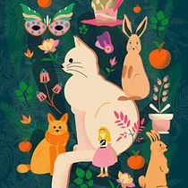 My project in Stylized Vector Illustration with Color and Character course. Digital Illustration project by Kitty Wong - 02.27.2021