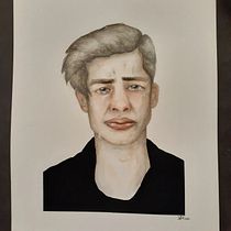 Mon projet du cours : Portrait à l'aquarelle d'après une photo. Un projet de Illustration traditionnelle, Aquarelle , et Dessin de portrait de sandrine.e.martin - 28.02.2021