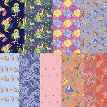 My project in Illustrated Pattern Design course. Children's Illustration, Fine Arts, Traditional illustration, Painting, and Pattern Design project by Cristina Ranca - 03.02.2021