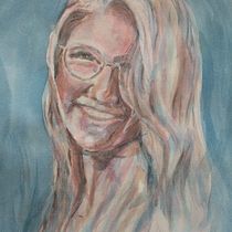 My project Portrait with Ale Casanova Watercolors course. Portrait Drawing project by dinyokkerse - 02.28.2021