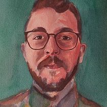 Mi Proyecto del curso: Retrato artístico en acuarela. Un proyecto de Pintura a la acuarela de Ruben Resino - 28.02.2021
