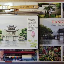 Mi Proyecto del curso: Cuaderno de viaje en acuarela. Street Art project by Emilio Romero - 03.01.2021