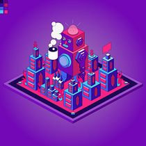 Mi Proyecto del curso: Ilustración vectorial isométrica desde cero. Design projeto de ANDRES GERARDO SANCHEZ BRAVO - 01.03.2021