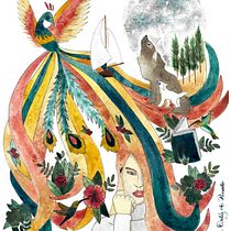Mi Proyecto del curso: Técnicas de acuarela para ilustraciones de ensueño.  Disfruté mucho este curso, muchas gracias, Gemma. . Projekt z dziedziny  R, sunek, Trad, c, jna ilustracja i Malowanie akwarelą użytkownika Olivia Ortíz de Pinedo - 02.03.2021