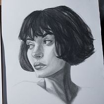 Mi Proyecto del curso: Retrato realista con lápiz de grafito. Pencil Drawing, and Portrait Drawing project by Fernando Antonio - 03.02.2021