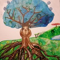 My project in Watercolor Techniques for Dreamlike Illustrations course. Projekt z dziedziny Trad, c i jna ilustracja użytkownika Minka - 02.03.2021