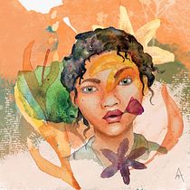 Mon projet du cours : Portrait illustré à l’aquarelle. Projekt z dziedziny Malowanie akwarelą użytkownika Anne-Marie FOURNIER - 02.03.2021