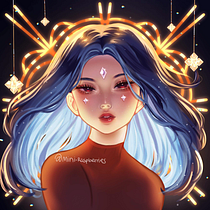 My project in Lighting and Color for Digital Portraits in Photoshop course. Digital Painting project by mini_raspberries - 03.02.2021